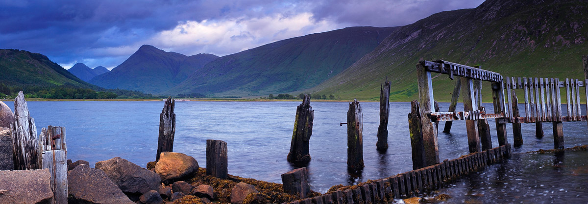 Ancien ponton sur le Loch Etive