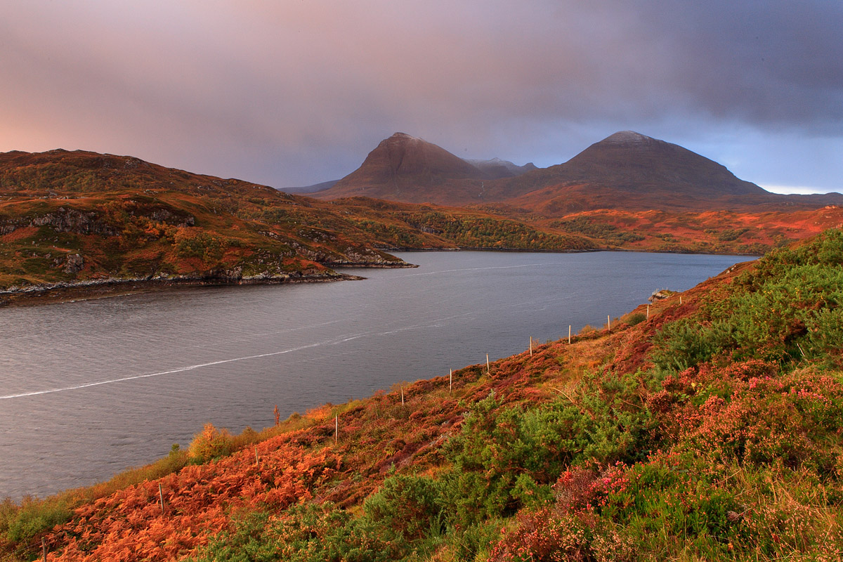 Quinag et Loch Glendhu